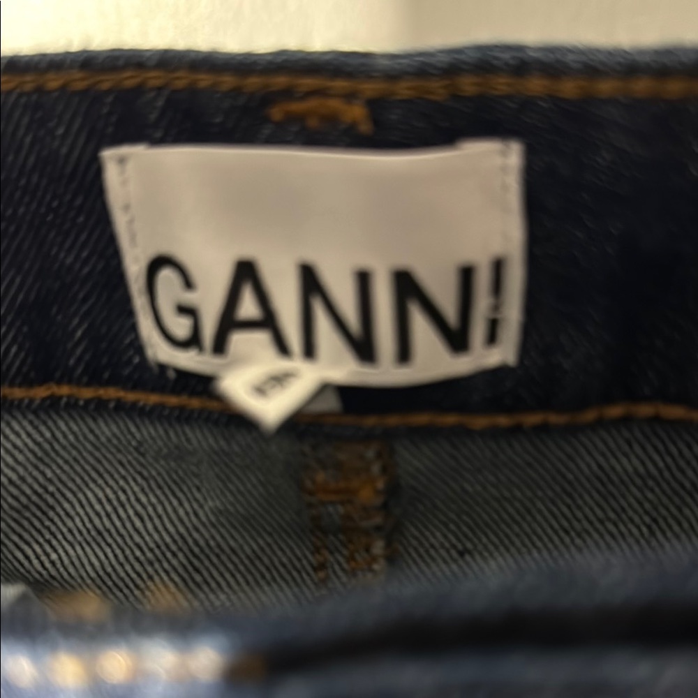 NWT GANNI Rinse Rose Denim Maxi Skirt euro 52 us L to XL - Picture 7 of 9